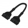 Silverstone PP06BE-MB35 ATX cable - Nero 350mm