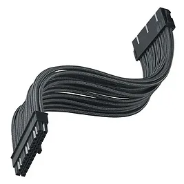 Silverstone Prolunga 24 pin ATX, 300mm - Sleeved Nero Silverstone Prolunga 24 pin ATX, 300mm - Sleeved Nero