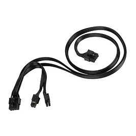 EPS Pin splitter per alimentatori SilverStone - Nero 750mm + 150mm EPS Pin splitter per alimentatori SilverStone - Nero 750mm + 150mm