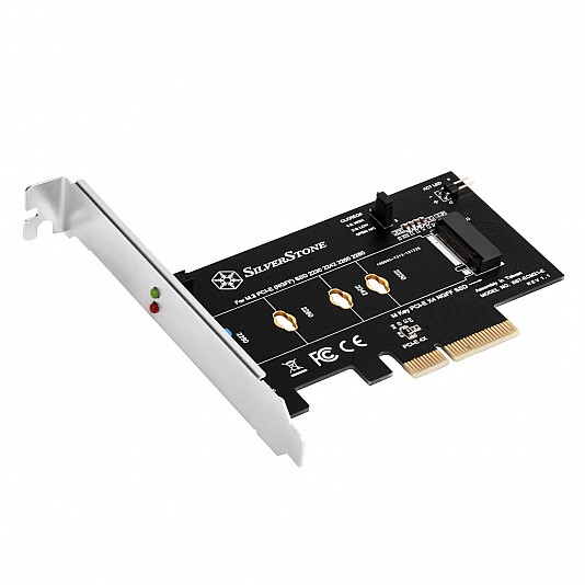 Scheda adattatore Silverstone ECM21-E M.2 da PCIe/NVMe SSD a PCIe x4 senza viti Scheda adattatore Silverstone ECM21-E M.2 da PCIe/NVMe SSD a PCIe x4 senza viti
