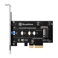 Scheda adattatore Silverstone ECM21-E M.2 da PCIe/NVMe SSD a PCIe x4 senza viti