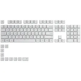 Glorious PC Gaming Race GPBT Keycaps - 114 Tasti in PBT, ANSI, Layout US, Arctic White Glorious PC Gaming Race GPBT Keycaps - 114 Tasti in PBT, ANSI, Layout US, Arctic White