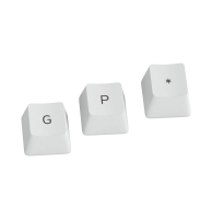 Glorious PC Gaming Race  GPBT Keycaps - 114 Tasti in PBT, ANSI, Layout US, Arctic White