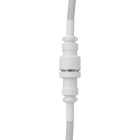 Glorious PC Gaming Race Coiled Cable Ghost White, USB-C / USB-A - 1,37m, Bianco