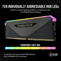 Corsair Vengeance RGB RT DDR4, 3.600 MHz, CL16 - 16 GB, per AMD RYZEN - Dual-Kit