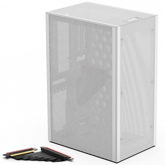 Ssupd Meshlicious Full Mesh PCIE 4.0 Edition Case Mini-ITX - Bianco Ssupd Meshlicious Full Mesh PCIE 4.0 Edition Case Mini-ITX - Bianco