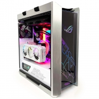 Drako Gaming Rig Tier 3 Powered by ASUS, RTX 3080, i9-12900KF - Snow Edition