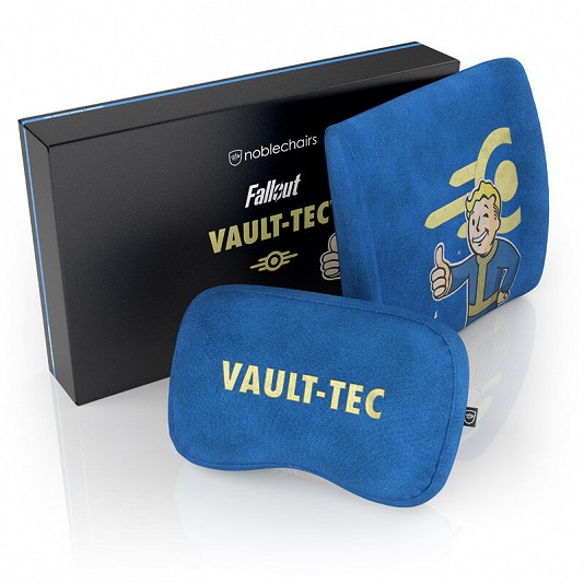 noblechairs Set di cuscini Memory Foam - Fallout Vault-Tec Edition noblechairs Set di cuscini Memory Foam - Fallout Vault-Tec Edition