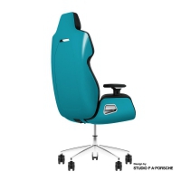 Thermaltake ARGENT E700 Gaming Chair Vera Pelle Design by Porsche - Ocean Blue