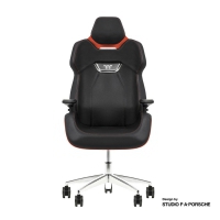 Thermaltake ARGENT E700 Gaming Chair Vera Pelle Design by Porsche - Flaming Orange