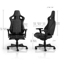 noblechairs EPIC Compact Gaming Chair - Nero / Carbonio