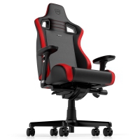 noblechairs EPIC Compact Gaming Chair - Nero/Carbonio/Rosso