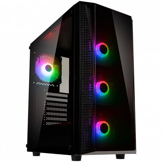Silverstone SST-FAB1B-PRO Fara B1 Pro Mid-Tower, ARGB, Tempered Glass - Nero Silverstone SST-FAB1B-PRO Fara B1 Pro Mid-Tower, ARGB, Tempered Glass - Nero