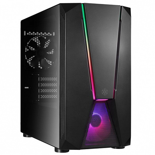 Silverstone SST-FAV1MB-PRO Fara V1M Pro Micro-ATX, ARGB, Tempered Glass - Nero Silverstone SST-FAV1MB-PRO Fara V1M Pro Micro-ATX, ARGB, Tempered Glass - Nero