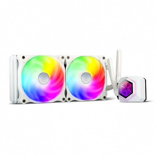 Silverstone SST-PF240W-ARGB-V2 Cooler AIO, ARGB - 240 mm - Bianco Silverstone SST-PF240W-ARGB-V2 Cooler AIO, ARGB - 240 mm - Bianco