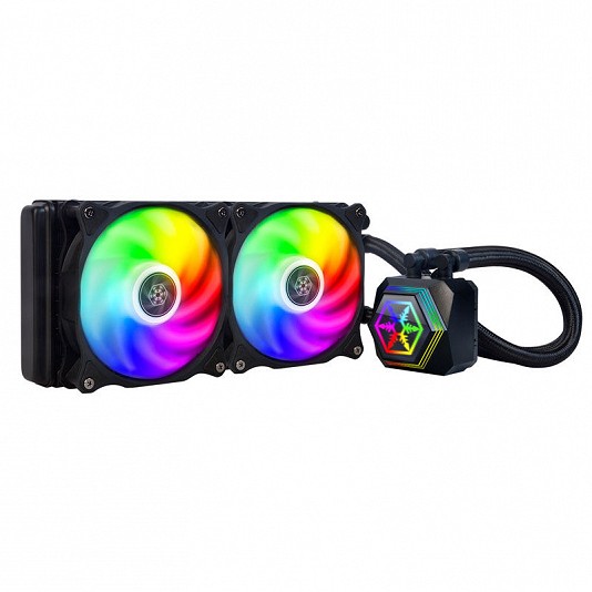 Silverstone SST-PF240-ARGB-V2 Cooler AIO, ARGB - 240 mm - Nero Silverstone SST-PF240-ARGB-V2 Cooler AIO, ARGB - 240 mm - Nero