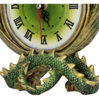 Nemesis Now Clockwork Green Dragon Wall Clock - 27 cm