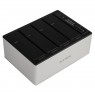 Icy Box IB-141CL-U3 Docking Station per 4 HDD/SSD, SATA 2.5" o 3.5" - Argento
