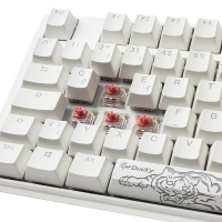 Ducky One 3 Classic, Full Size, Cherry Red, RGB, Bianco - Layout ITA