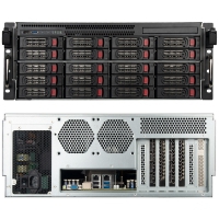 Silverstone SST-RM43-320-RS Rackmount Server - 4U - Grigio