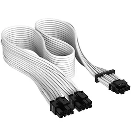 Corsair Cavo PSU PCIe 5.0 12VHPWR Tipo-4 da 600W - Bianco Corsair Cavo PSU PCIe 5.0 12VHPWR Tipo-4 da 600W - Bianco