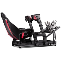 Next Level Racing F-GT Elite Cockpit in Alluminio - Side and Front Mount Edition