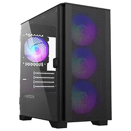 Montech AIR 100 ARGB, Mini-Tower, Vetro Temperato - Nero Montech AIR 100 ARGB, Mini-Tower, Vetro Temperato - Nero