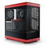 HYTE Y40 Case Mid-Tower, Tempered Glass - Rosso