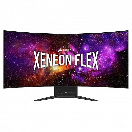 Corsair XENEON FLEX 45WQHD240 OLED Gaming Monitor, 240Hz, 45 Pollici - HDMI/DP Corsair XENEON FLEX 45WQHD240 OLED Gaming Monitor, 240Hz, 45 Pollici - HDMI/DP