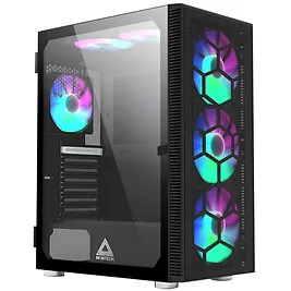 Montech X3 Glass Mid-Tower, RGB, Vetro Temperato - Nero Montech X3 Glass Mid-Tower, RGB, Vetro Temperato - Nero