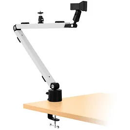 Streamplify Mount Arm, Braccio per Microfono con Morsetto da Tavolo - Bianco Streamplify Mount Arm, Braccio per Microfono con Morsetto da Tavolo - Bianco