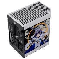HYTE Y60 Dual Chamber Case Mid-Tower, Ouro Kronii Edition, compreso MousePad