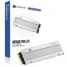 Corsair MP600 PRO LPX PCIe Gen4x4 NVMe M.2 SSD per PS5, Bianco - 4TB