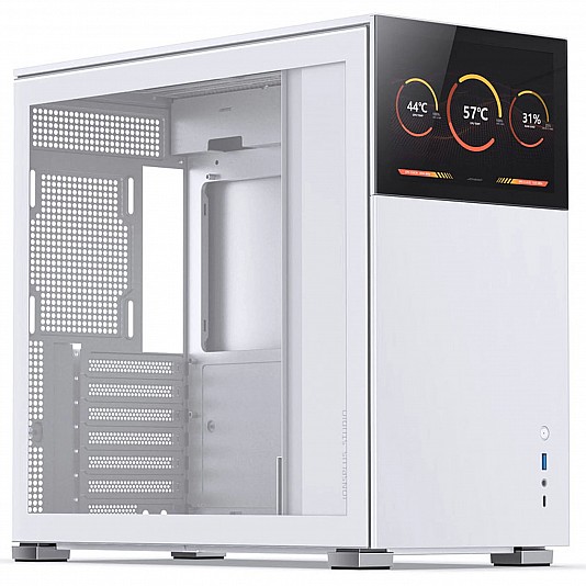 Jonsbo D41 Screen ATX, vetro temperato - Bianco Jonsbo D41 Screen ATX, vetro temperato - Bianco