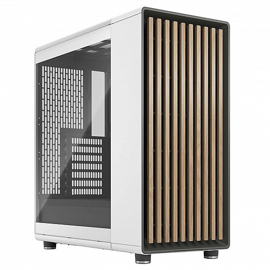 Fractal Design North, Vetro Temperato, Mid-Tower - Bianco Fractal Design North, Vetro Temperato, Mid-Tower - Bianco