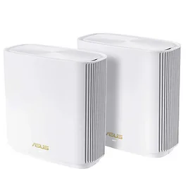 Asus ZenWiFi AX XT8 V2, Tri-band, WiFi 6 (2 pezzi) - Bianco Asus ZenWiFi AX XT8 V2, Tri-band, WiFi 6 (2 pezzi) - Bianco