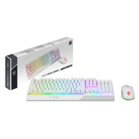 MSI Vigor GK30 Combo GM11 Gaming Keyboard RGB, Bianco - ITA