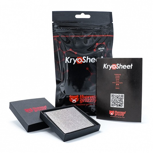 Thermal Grizzly KryoSheet Pad Termico - 50 × 50 × 0,2 mm Thermal Grizzly KryoSheet Pad Termico - 50 × 50 × 0,2 mm