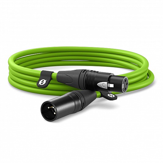 RODE XLR-Cable Cavo XLR per microfono, 3 metri - Verde RODE XLR-Cable Cavo XLR per microfono, 3 metri - Verde