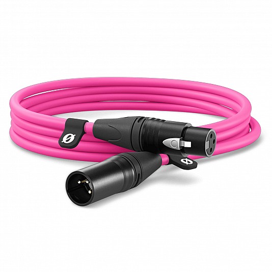RODE XLR-Cable Cavo XLR per microfono, 3 metri - Rosa RODE XLR-Cable Cavo XLR per microfono, 3 metri - Rosa