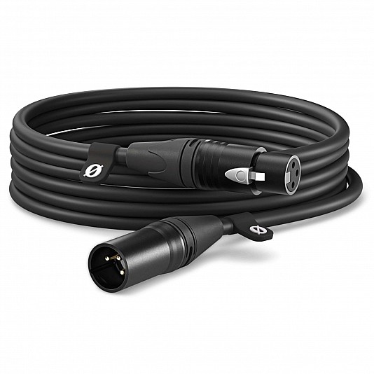 RODE XLR-Cable Cavo XLR per microfono, 6 metri - Nero RODE XLR-Cable Cavo XLR per microfono, 6 metri - Nero