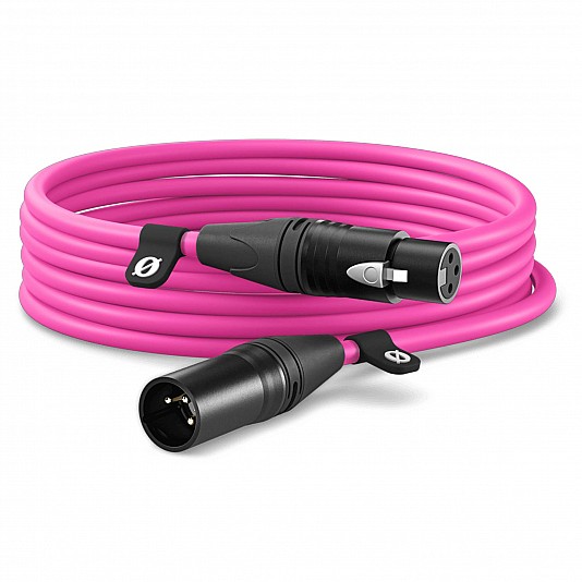 RODE XLR-Cable Cavo XLR per microfono, 6 metri - Rosa RODE XLR-Cable Cavo XLR per microfono, 6 metri - Rosa