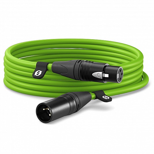 RODE XLR-Cable Cavo XLR per microfono, 6 metri - Verde RODE XLR-Cable Cavo XLR per microfono, 6 metri - Verde
