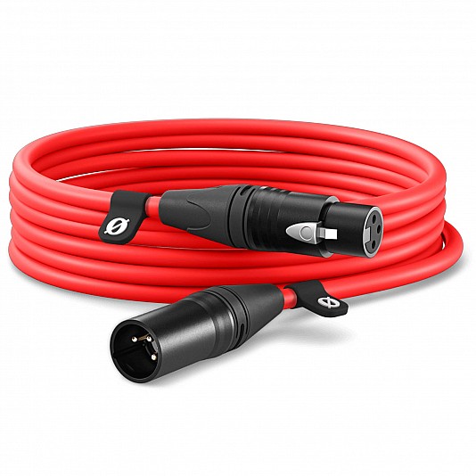 RODE XLR-Cable Cavo XLR per microfono, 6 metri - Rosso RODE XLR-Cable Cavo XLR per microfono, 6 metri - Rosso