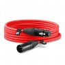 RODE XLR-Cable Cavo XLR per microfono, 6 metri - Rosso