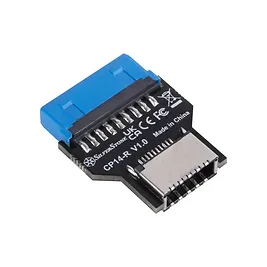 SilverStone CP14-R Adattatore connettore interno da USB 3.0 a USB 3.1 Type-C SilverStone CP14-R Adattatore connettore interno da USB 3.0 a USB 3.1 Type-C