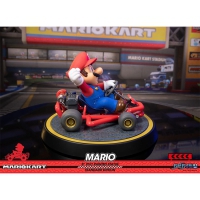 First 4 Figures Mario Kart Mario PVC Painted Statue - 12 cm