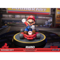 First 4 Figures Mario Kart Mario PVC Painted Statue - 12 cm