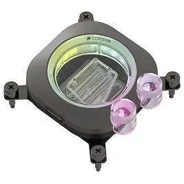 Corsair Hydro X CPU Waterblock XC7 RGB Elite, Nero - 1700 / AM4 / AM5 Corsair Hydro X CPU Waterblock XC7 RGB Elite, Nero - 1700 / AM4 / AM5