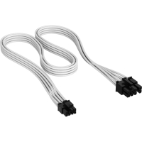 Corsair Premium Sleeved DC Cable Kit Starter, Type 5 (Generation 5) - Bianco